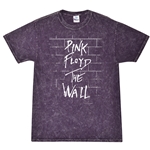 Pink Floyd The Wall Album Cover T-Shirt - Mineral Wash PURPLE