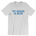 WHITE MEDIUM My Grass Is Blue Bluegrass T-Shirt - Lightweight Vintage Style