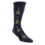Acoustic Guitar Crew Knit In Socks - 1 Pair