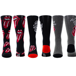 The Rolling Stones Assorted Crew Socks - 3 Pair