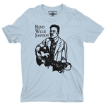 Blind Willie Johnson Line Cut T-Shirt - Lightweight Vintage Style