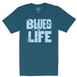 The Blues Is Life T-Shirt - Lightweight Vintage Style