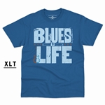 XLT The Blues Is Life T-Shirt - Men's Big & Tall