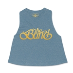 The Band Gold Logo Racerback Crop Top - Women's