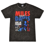 Miles Davis Live at Vienne France T-Shirt - Black Mineral Wash