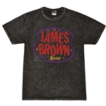 FUNKY James Brown Revue T-Shirt - Black Mineral Wash