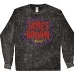 FUNKY James Brown Revue Long Sleeve T-Shirt - Black Mineral Wash