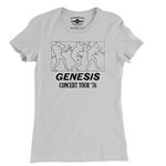 Genesis Concert Tour '76 Ladies T Shirt - Relaxed Fit