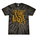 The Band The Last Waltz GOLD Logo Tie-Dye T-Shirt - Black