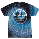 Screamin' And Hollerin' the Blues Paramount Tie-Dye T-Shirt - Bluesy Blue