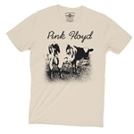 One Color Pink Floyd Atom Heart Mother T-Shirt - Lightweight Vintage Style