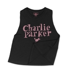 Charlie Parker Mauve Logo Racerback Crop Top - Women's