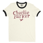 Charlie Parker Mauve Logo Ringer T-Shirt