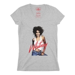 Whitney Houston in Jeans V-Neck T Shirt - Women's