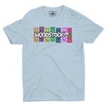 Woodstock Rainbow Concert Ticket T-Shirt - Lightweight Vintage Style