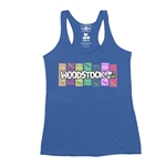 Woodstock Rainbow Concert Ticket Racerback Tank - Women's