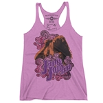 Psychedelic Janis Joplin Graphic Racerback Tank - Women's