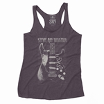 Stevie Ray Vaughan Guitar Racerback Tank - Women's