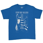 Stevie Ray Vaughan Guitar Youth T-Shirt - Lightweight Vintage Children & Toddlers