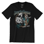 Stevie Ray Vaughan Circle Guitar T-Shirt - Lightweight Vintage Style