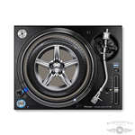 Graphic Tire & Rim Vinyl Record Turntable Slip Mat