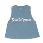 Stevie Ray Vaughan Logo Racerback Crop Top - Women's