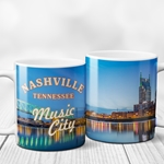 Downtown Nashville Skyline Coffee Mug