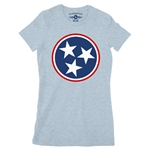 The Ol' Tennessee Tri-Star Ladies T Shirt - Relaxed Fit