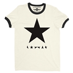 David Bowie Blackstar Album Cover Ringer T-Shirt