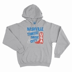 Nashville Music City USA Pullover Hoodie