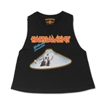 Parliament Mothership Connection Album Cover Racerback Crop Top - Women's