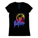 Tina Turner Tilted Gradient V-Neck T Shirt - Women's