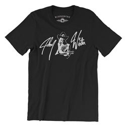 Johnny Winter T-Shirt - Lightweight Vintage Style