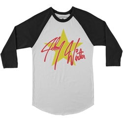 Johnny Winter 80s Tour Raglan Baseball T-Shirt