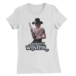 Johnny Winter Ltd Ladies T Shirt