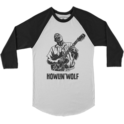 Howlin Wolf Raglan Baseball Tee