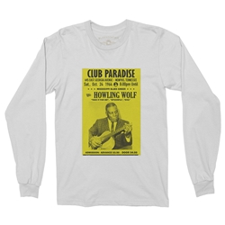 Howlin Wolf at Club Paradise Long Sleeve T Shirt