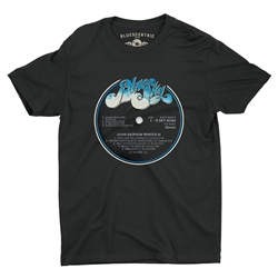 Johnny Winter Vinyl Record T-Shirt - Lightweight Vintage Style