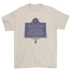 Highway 61 Blues Trail T-Shirt - Classic Heavy Cotton