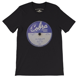 Cobra Records Vinyl T Shirt - Lightweight Vintage Style