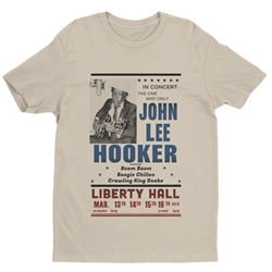 John Lee Hooker Vintage Concert T-Shirt - Lightweight Vintage Style