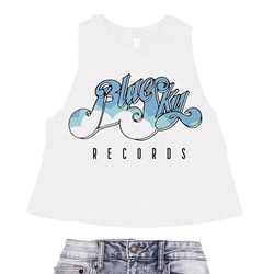 Blue Sky Records Racerback Crop Top - Women's