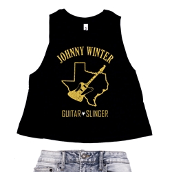 Texas Johnny Winter Racerback Crop Top - Women's