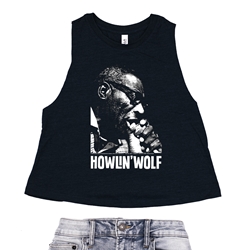 Howlin Wolf Racerback Crop Top - Women's