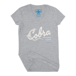 Cobra Records V-Neck T Shirt - Women's