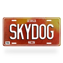 Skydog License Plate