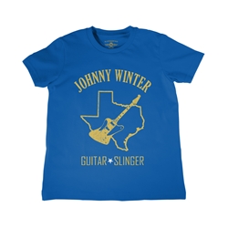 Johnny Winter Youth T-Shirt - Lightweight Vintage Style