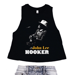 John Lee Hooker Racerback Crop Top - Women's