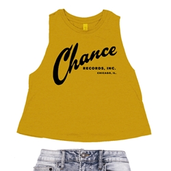 Chance Records Racerback Crop Top - Women's