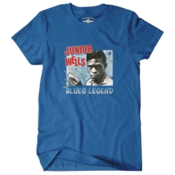 Junior Wells Blues Legend T-Shirt - Classic Heavy Cotton